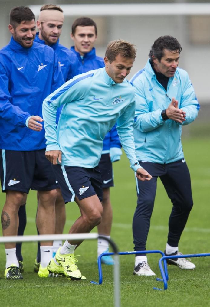 Открытая тренировка «Зенита» перед матчем с «Гентом»