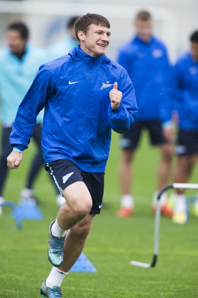 Открытая тренировка «Зенита» перед матчем с «Гентом»