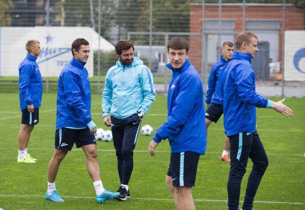 Открытая тренировка «Зенита» перед матчем с «Гентом»