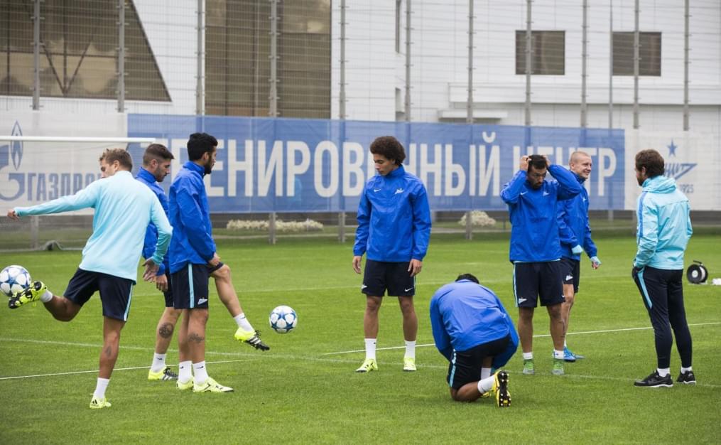 Открытая тренировка «Зенита» перед матчем с «Гентом»