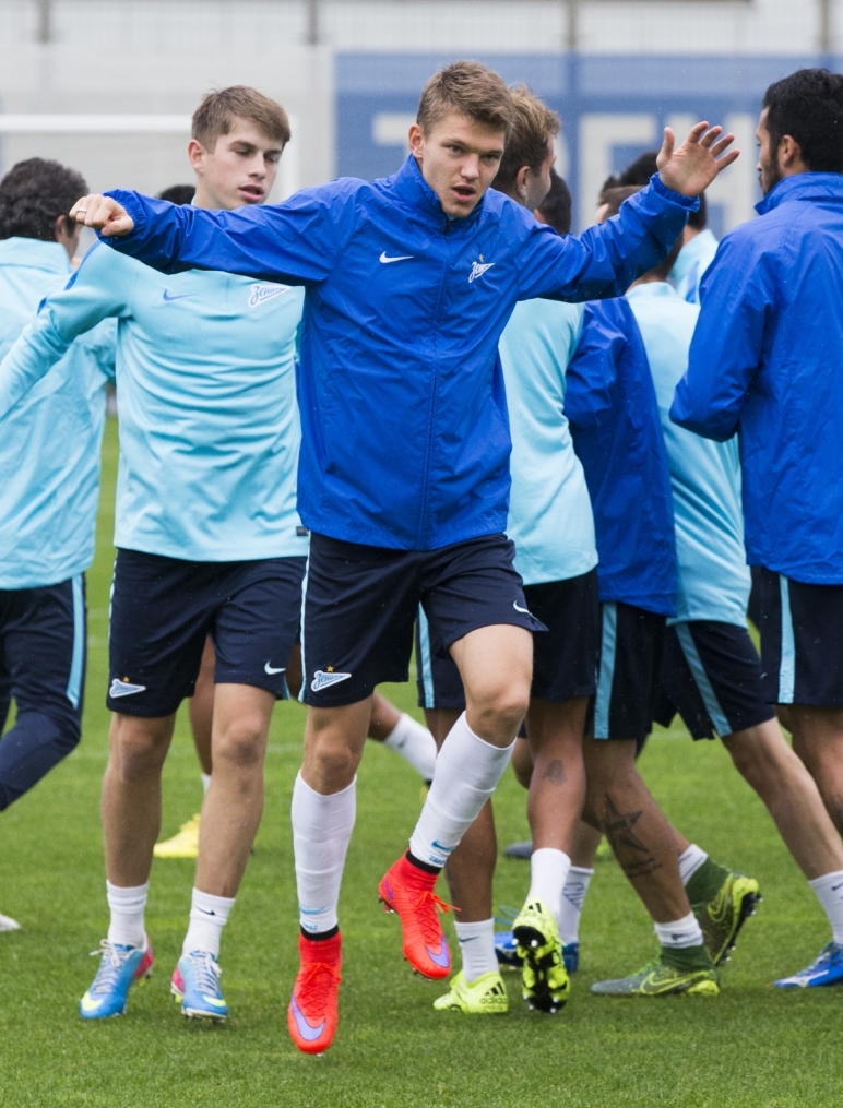 Открытая тренировка «Зенита» перед матчем с «Гентом»