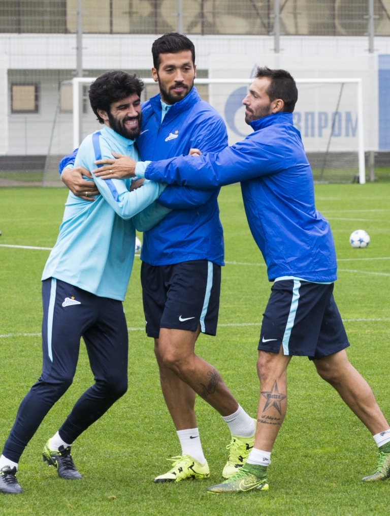 Открытая тренировка «Зенита» перед матчем с «Гентом»