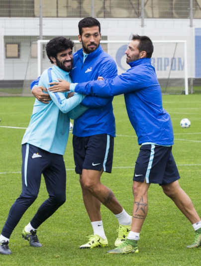 Открытая тренировка «Зенита» перед матчем с «Гентом»