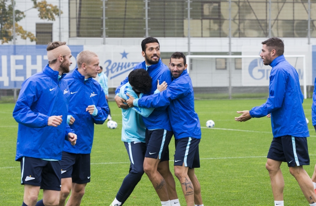 Открытая тренировка «Зенита» перед матчем с «Гентом»