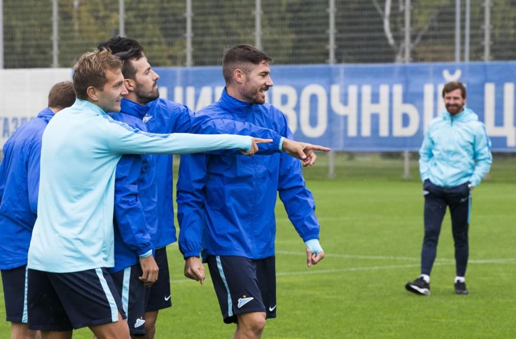 Открытая тренировка «Зенита» перед матчем с «Гентом»