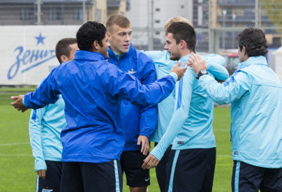 Открытая тренировка «Зенита» перед матчем с «Гентом»