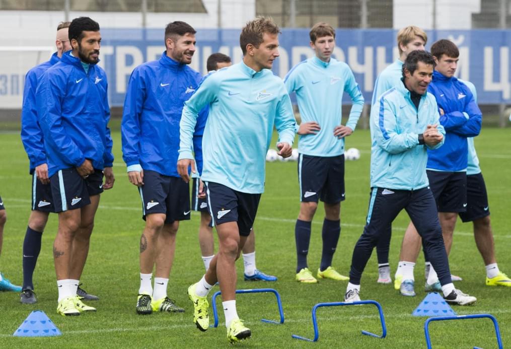 Открытая тренировка «Зенита» перед матчем с «Гентом»