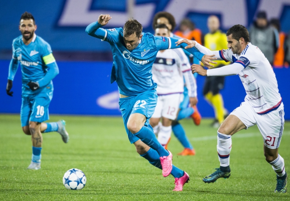 Лига Чемпионов УЕФА 2015/16, «Зенит» — «Лион»