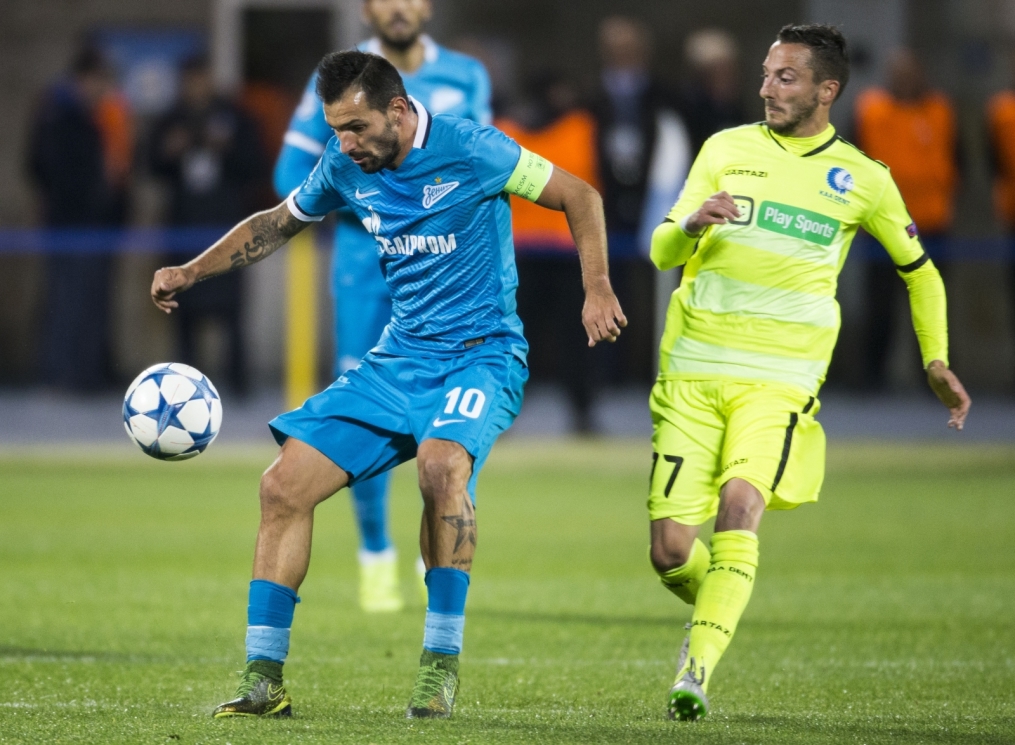 Лига Чемпионов УЕФА 2015/16, «Зенит» — «Гент»