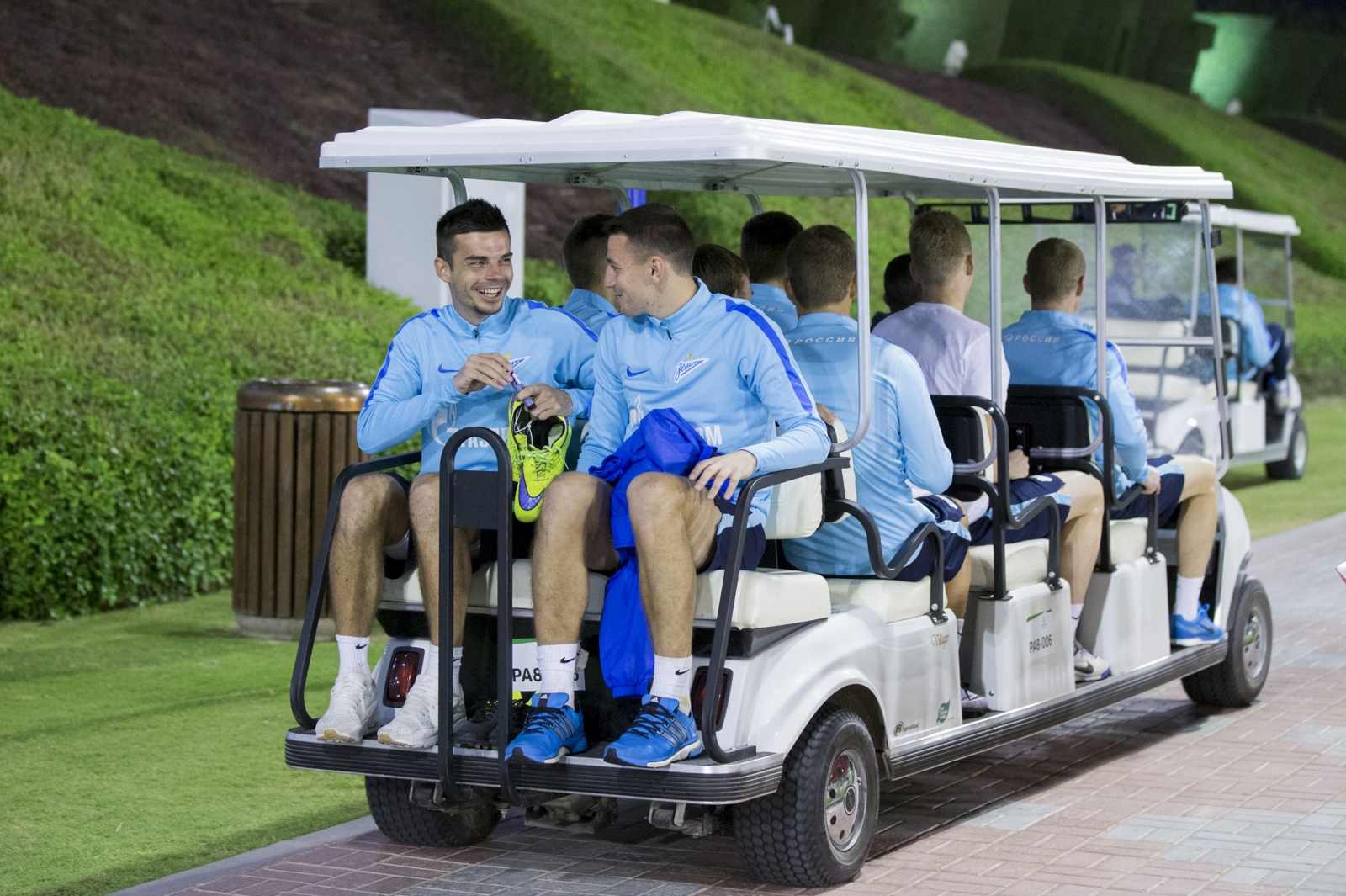 «Газпром»-тренировочные сборы в Дохе: 16 января, вечерняя тренировка