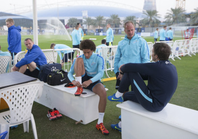 «Газпром»-тренировочные сборы в Дохе: 16 января, вечерняя тренировка