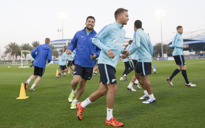 «Газпром»-тренировочные сборы в Дохе: 16 января, вечерняя тренировка