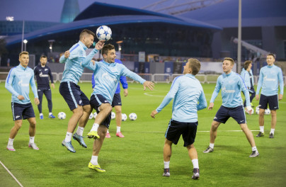 «Газпром»-тренировочные сборы в Дохе: 16 января, вечерняя тренировка