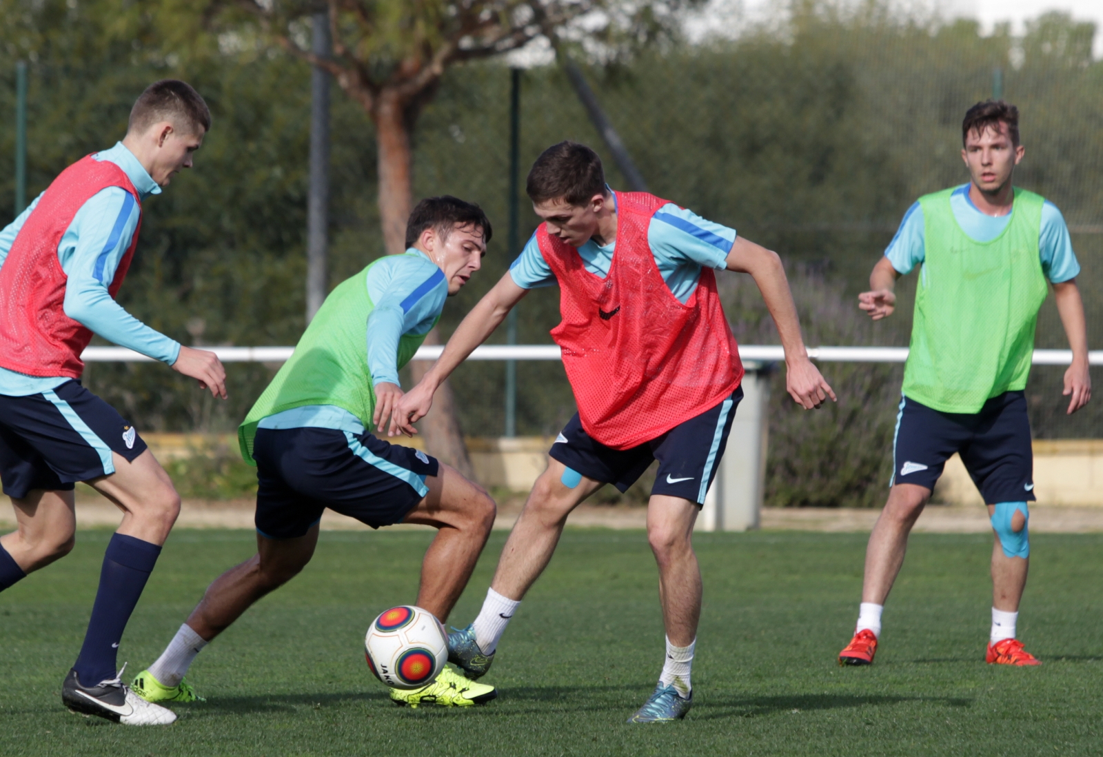 Тренировка «Зенита»-2 в Кадисе 25 января 2016 года