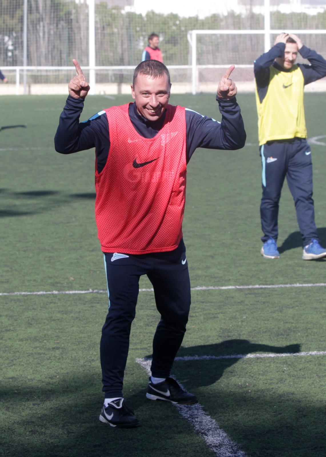 Фоторепортаж Егора Бабурина с матча тренерских составов «Зенита»-2 и «Зенита»-м на сборе в Кадисе