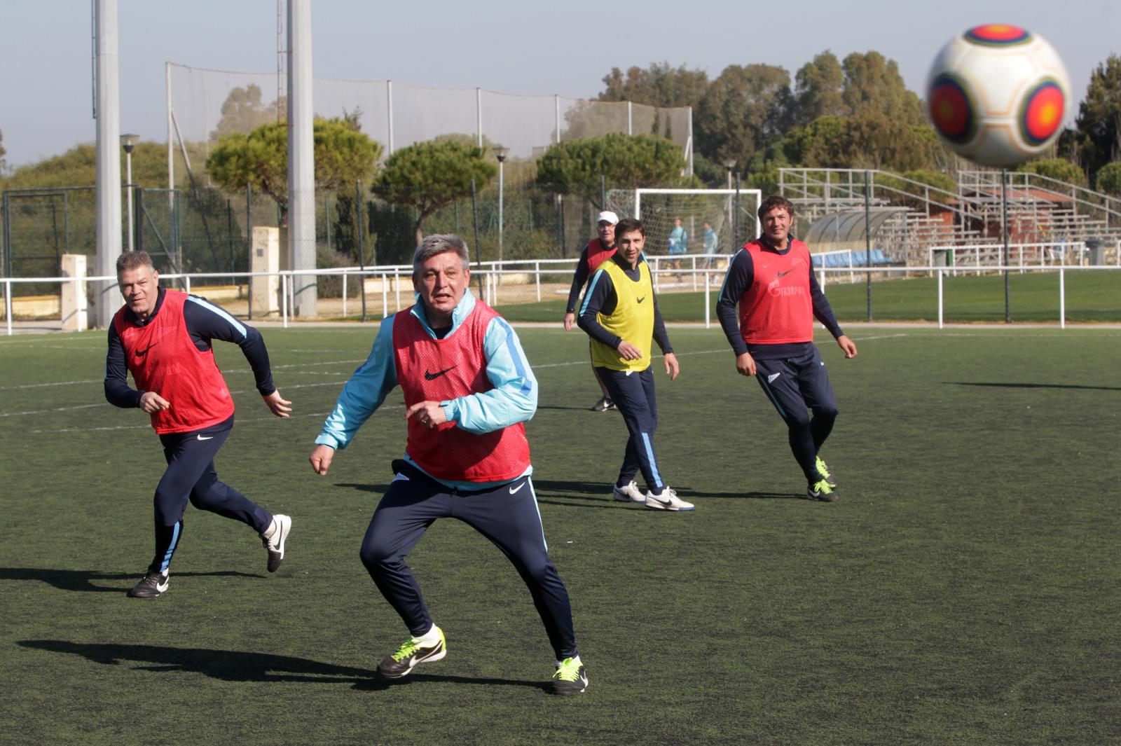 Фоторепортаж Егора Бабурина с матча тренерских составов «Зенита»-2 и «Зенита»-м на сборе в Кадисе