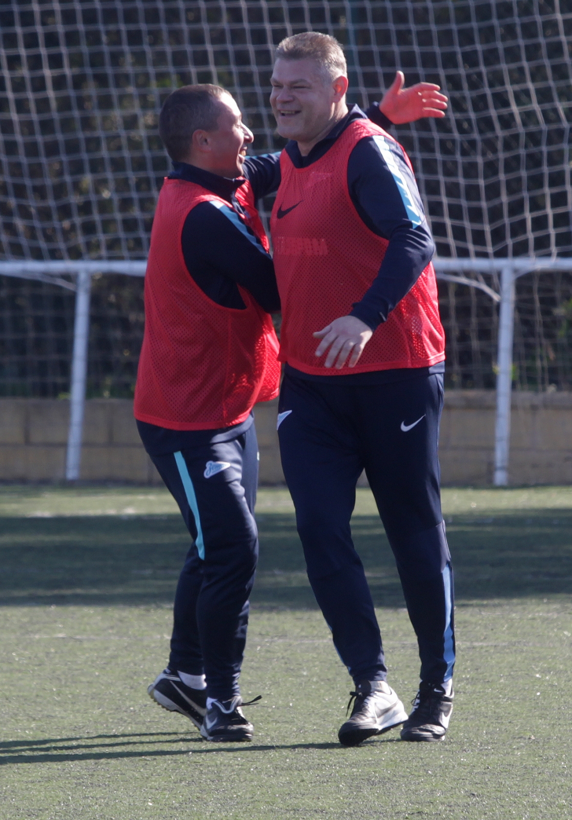 Фоторепортаж Егора Бабурина с матча тренерских составов «Зенита»-2 и «Зенита»-м на сборе в Кадисе