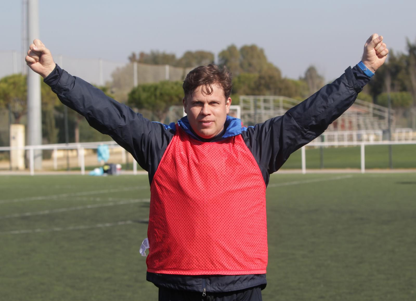 Фоторепортаж Егора Бабурина с матча тренерских составов «Зенита»-2 и «Зенита»-м на сборе в Кадисе