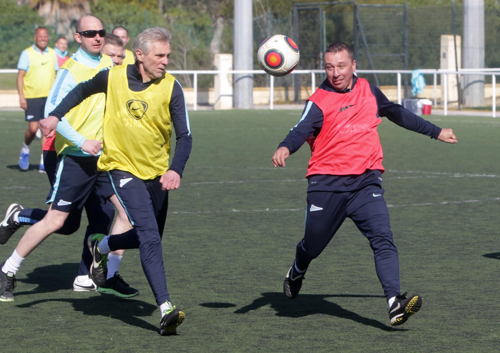 Фоторепортаж Егора Бабурина с матча тренерских составов «Зенита»-2 и «Зенита»-м на сборе в Кадисе