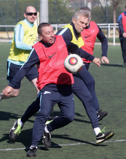 Фоторепортаж Егора Бабурина с матча тренерских составов «Зенита»-2 и «Зенита»-м на сборе в Кадисе