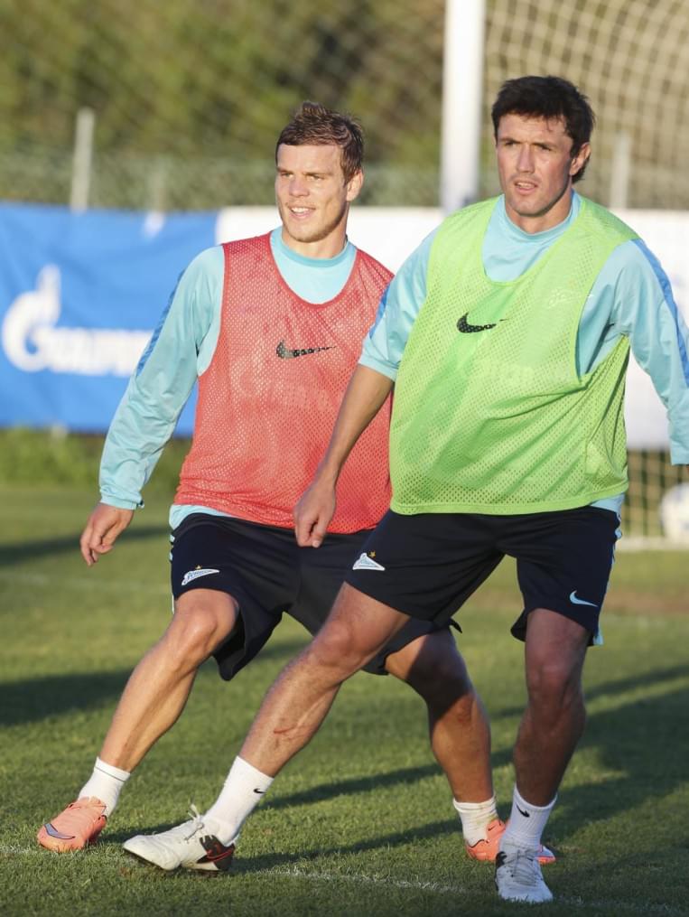 «Газпром»-тренировочный сбор в Фару: 31 января, вечерняя тренировка