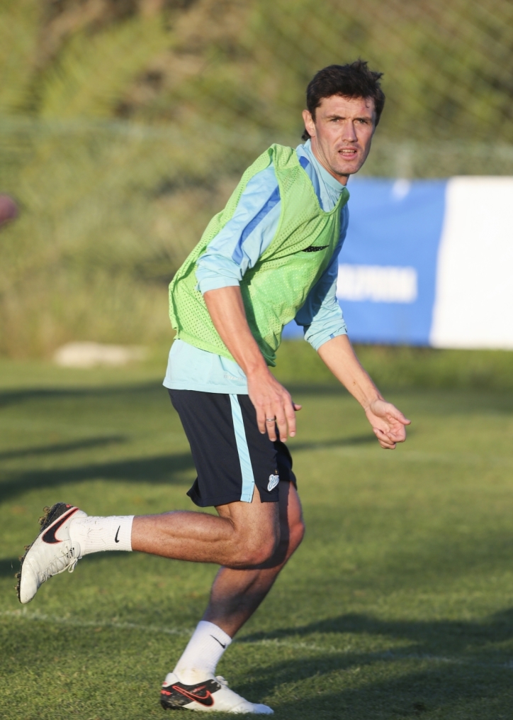 «Газпром»-тренировочный сбор в Фару: 31 января, вечерняя тренировка