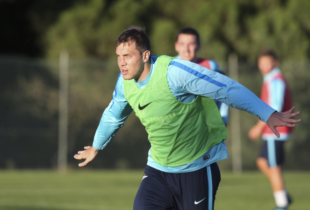 «Газпром»-тренировочный сбор в Фару: 31 января, вечерняя тренировка