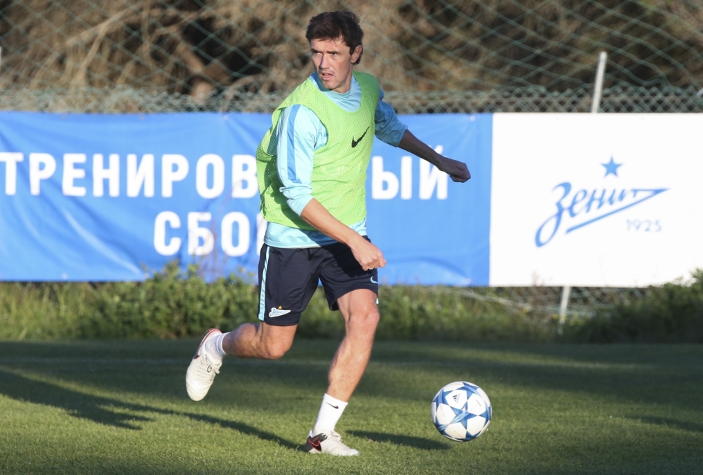 «Газпром»-тренировочный сбор в Фару: 31 января, вечерняя тренировка