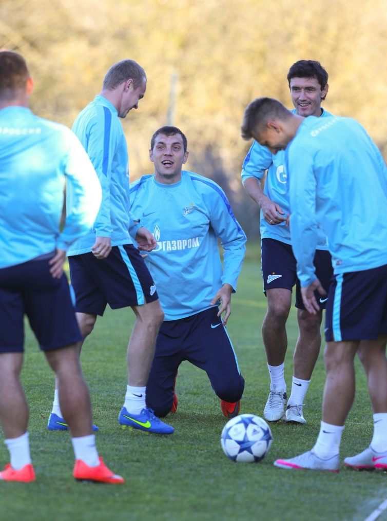 «Газпром»-тренировочный сбор в Фару: 31 января, вечерняя тренировка