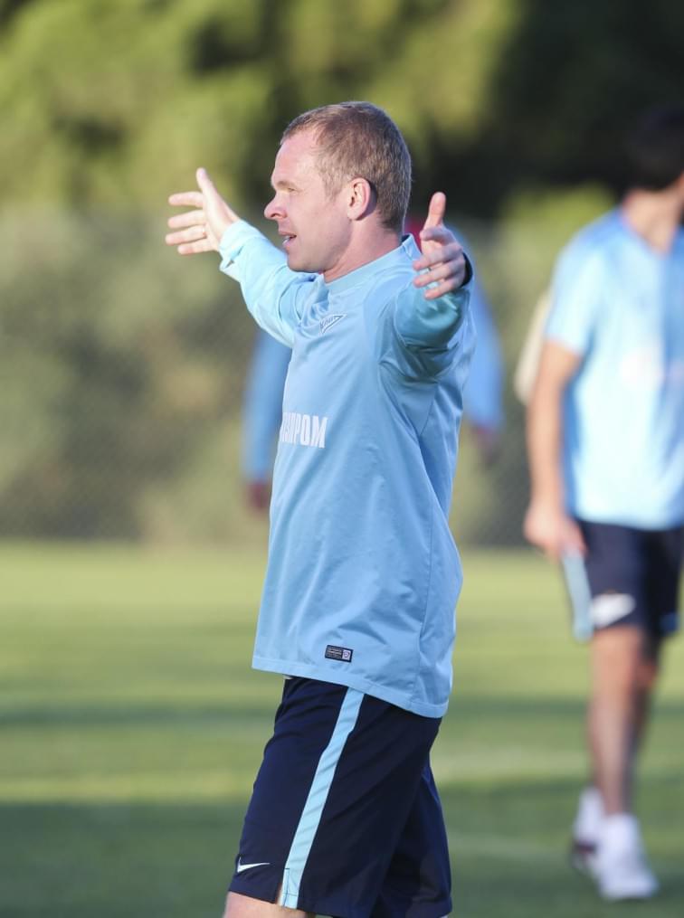 «Газпром»-тренировочный сбор в Фару: 31 января, вечерняя тренировка