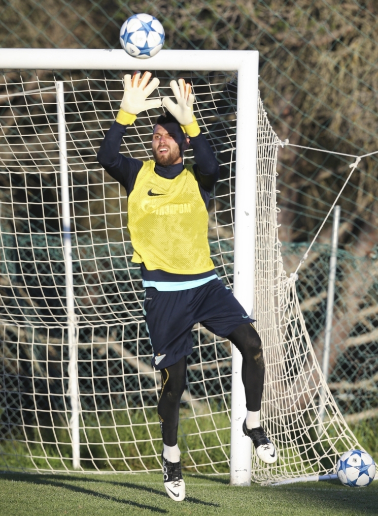 «Газпром»-тренировочный сбор в Фару: 31 января, вечерняя тренировка