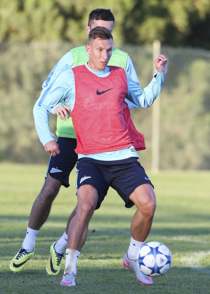 «Газпром»-тренировочный сбор в Фару: 31 января, вечерняя тренировка