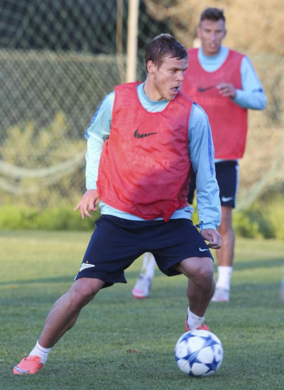 «Газпром»-тренировочный сбор в Фару: 31 января, вечерняя тренировка