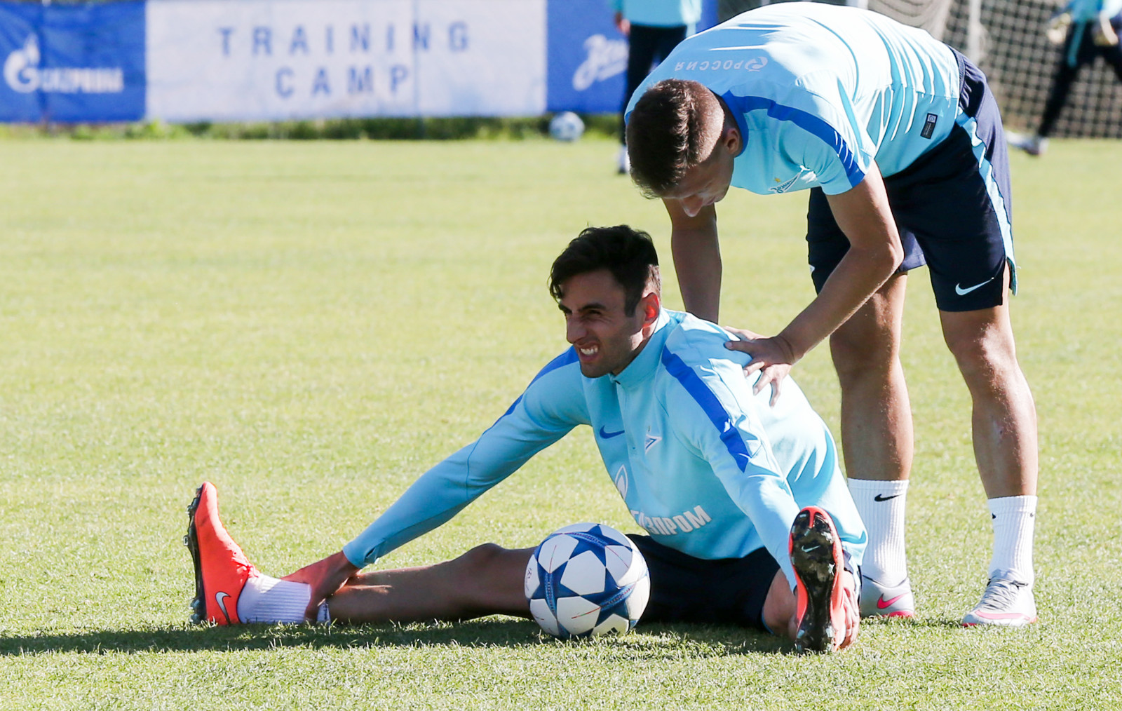 «Газпром»-тренировочные сборы в Фару: 1 февраля, утренняя тренировка