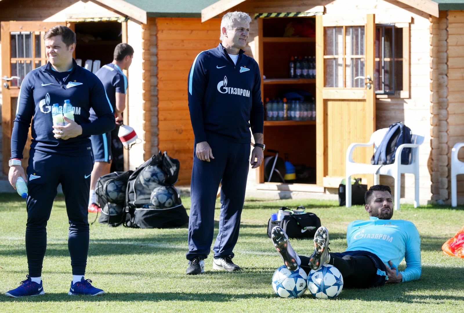 «Газпром»-тренировочные сборы в Фару: 1 февраля, утренняя тренировка