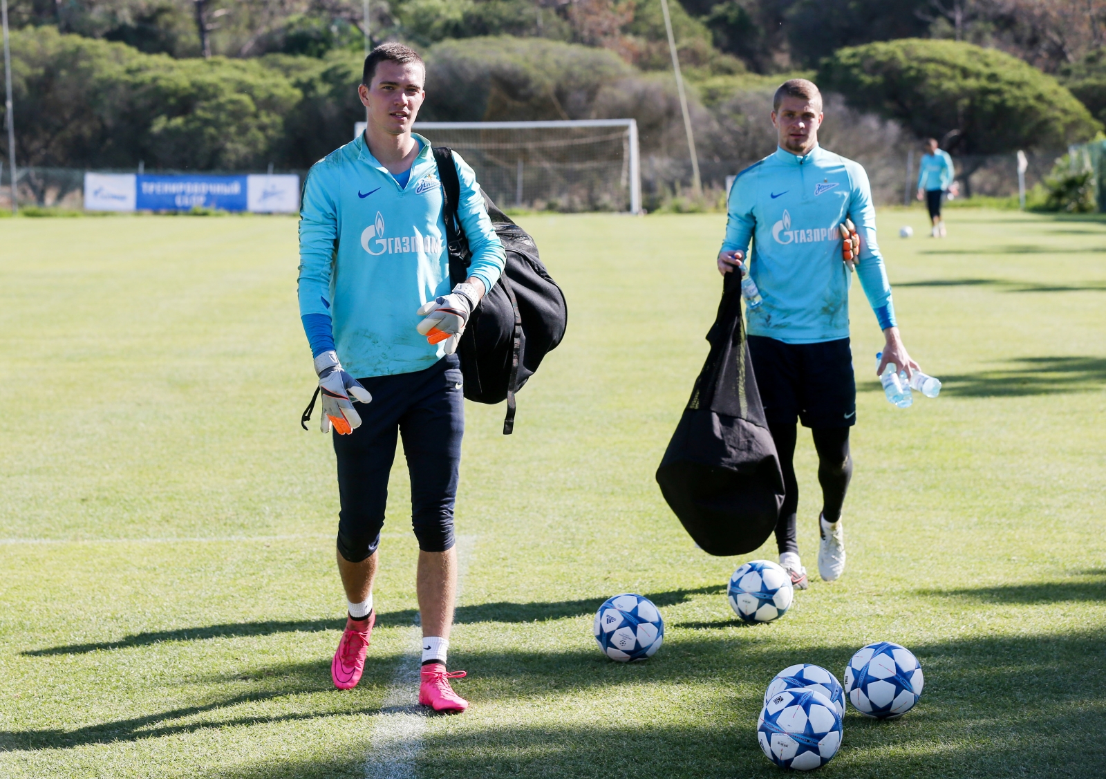 «Газпром»-тренировочные сборы в Фару: 1 февраля, утренняя тренировка