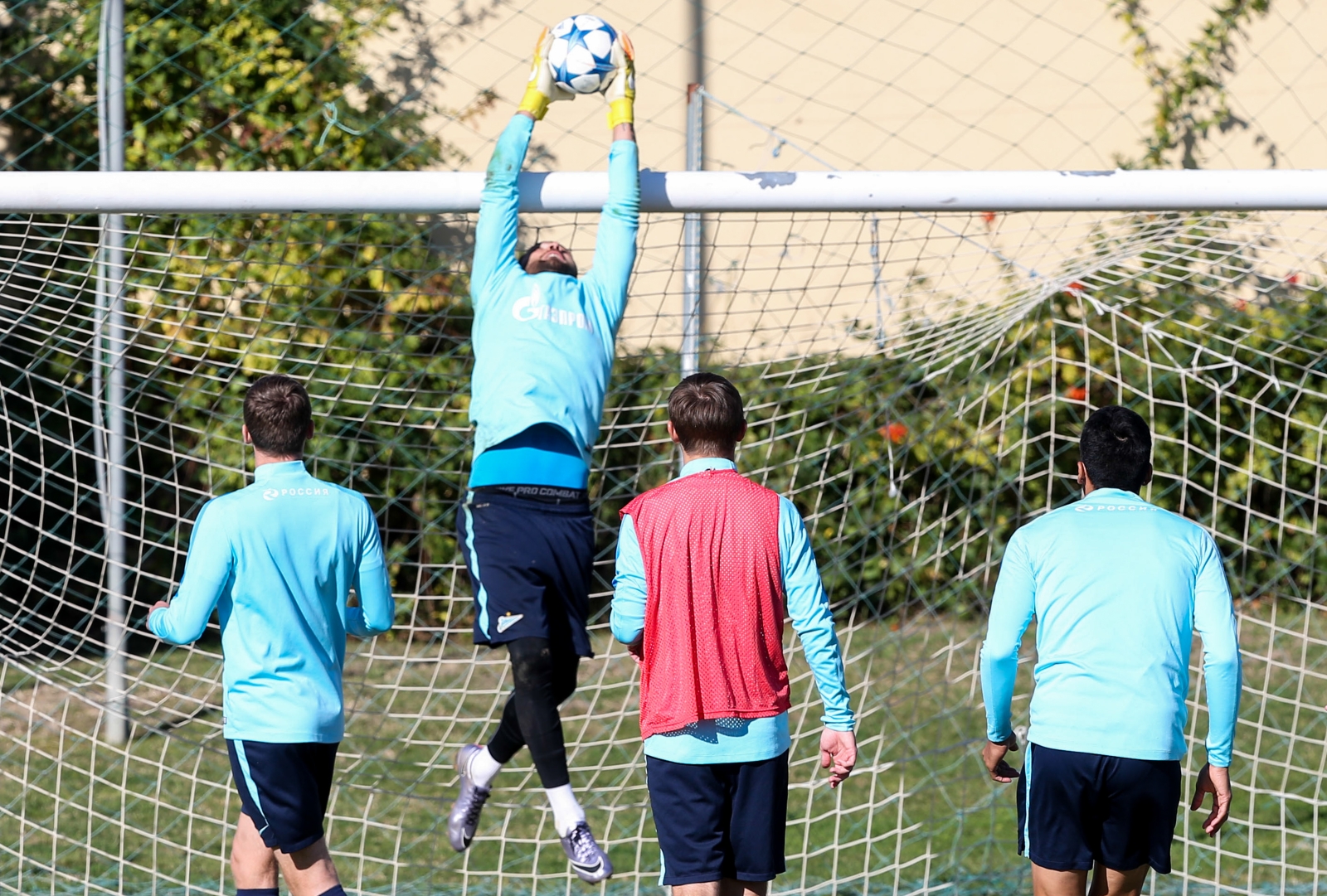 «Газпром»-тренировочные сборы в Фару: 1 февраля, утренняя тренировка