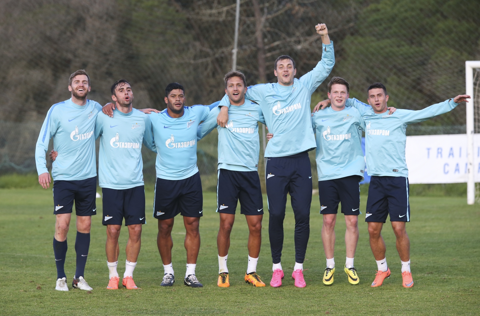 «Газпром»-тренировочные сборы в Фару: 3 февраля, вечерняя тренировка