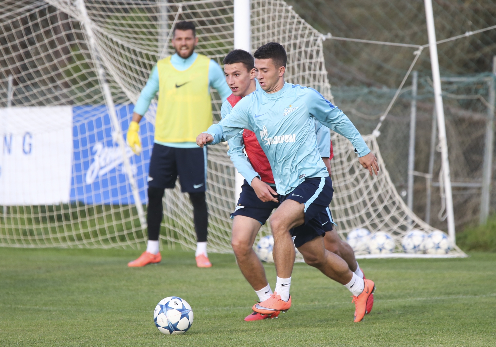 «Газпром»-тренировочные сборы в Фару: 3 февраля, вечерняя тренировка