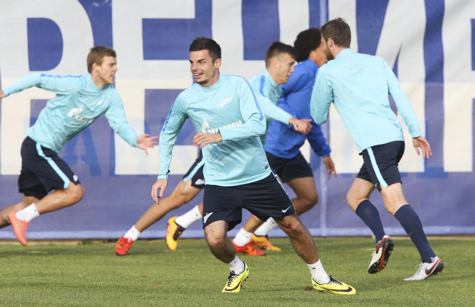 «Газпром»-тренировочные сборы в Фару: 3 февраля, вечерняя тренировка