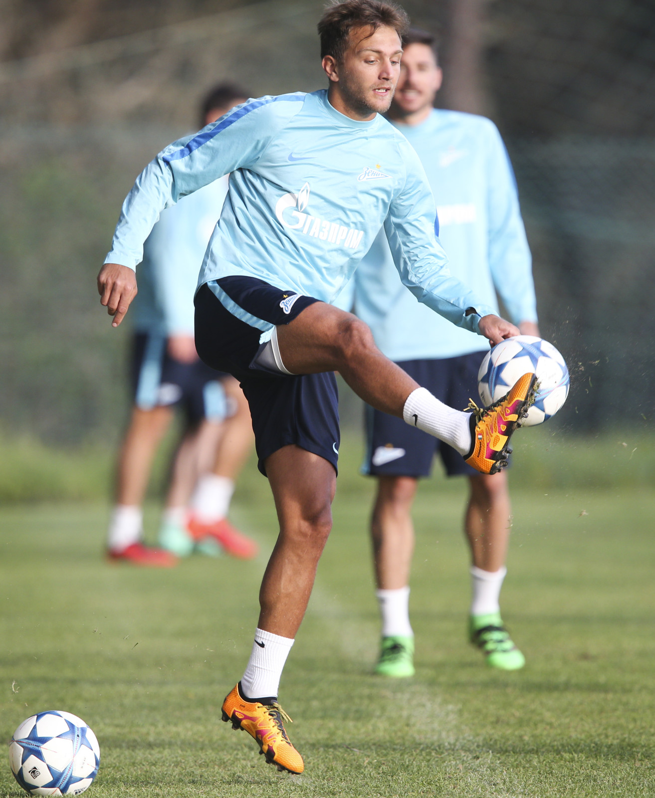 «Газпром»-тренировочные сборы в Фару: 3 февраля, вечерняя тренировка
