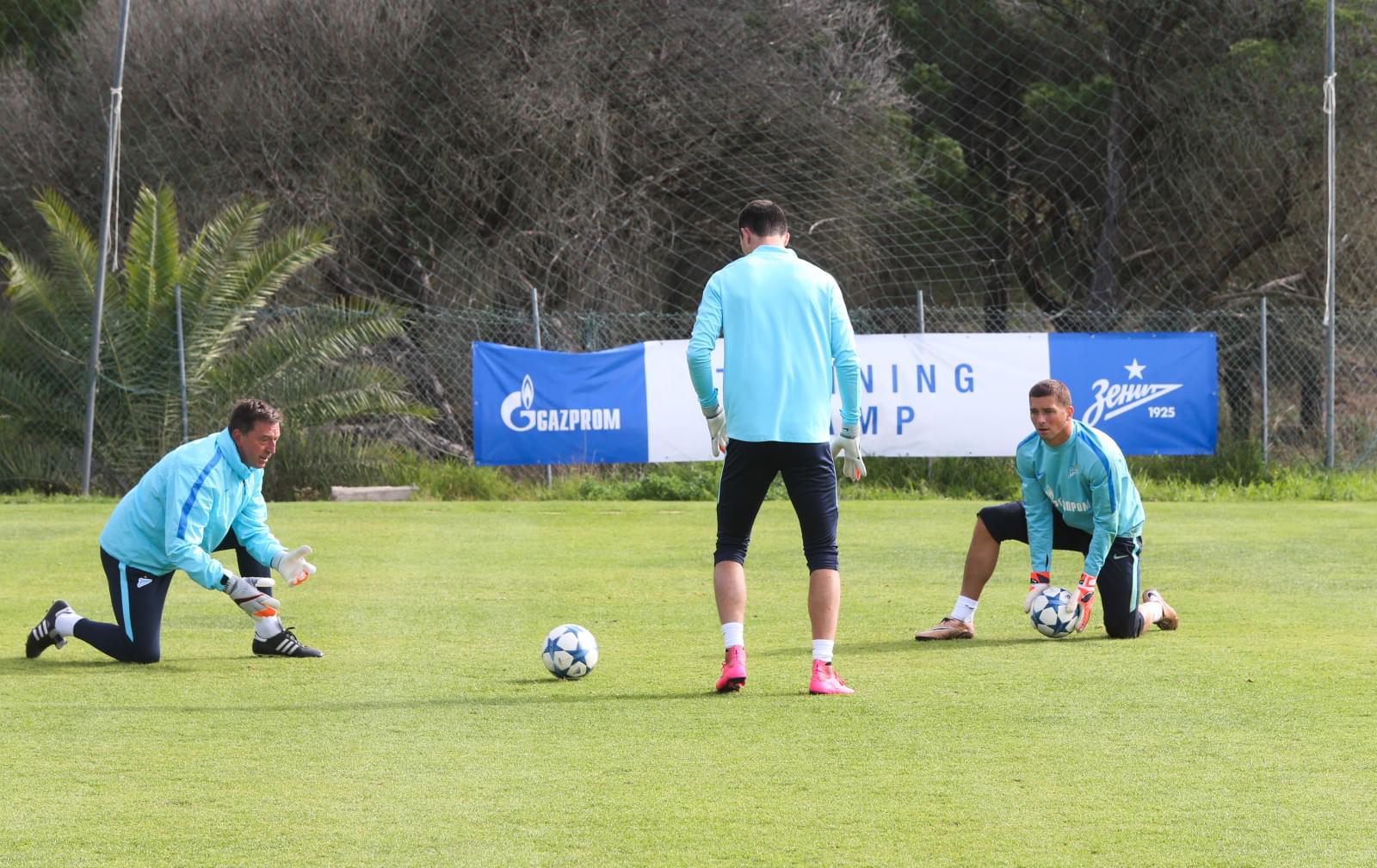 «Газпром»-тренировочный сбор в Фару: 5 февраля, утренняя тренировка