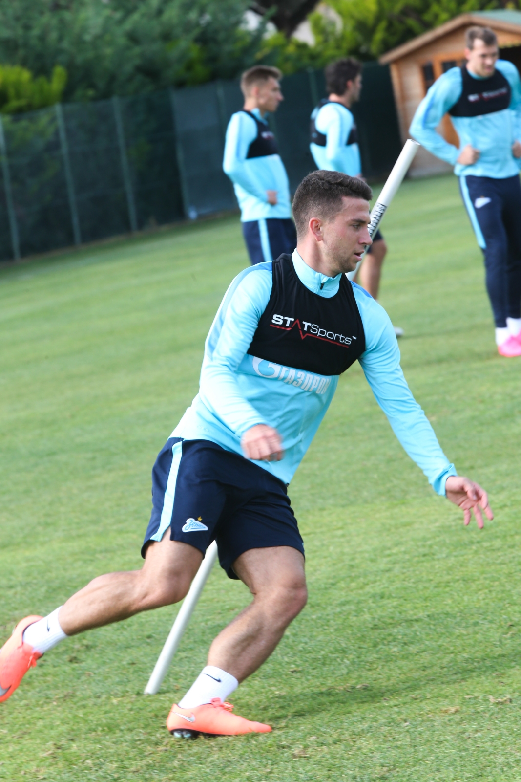 «Газпром»-тренировочный сбор в Фару: 5 февраля, утренняя тренировка