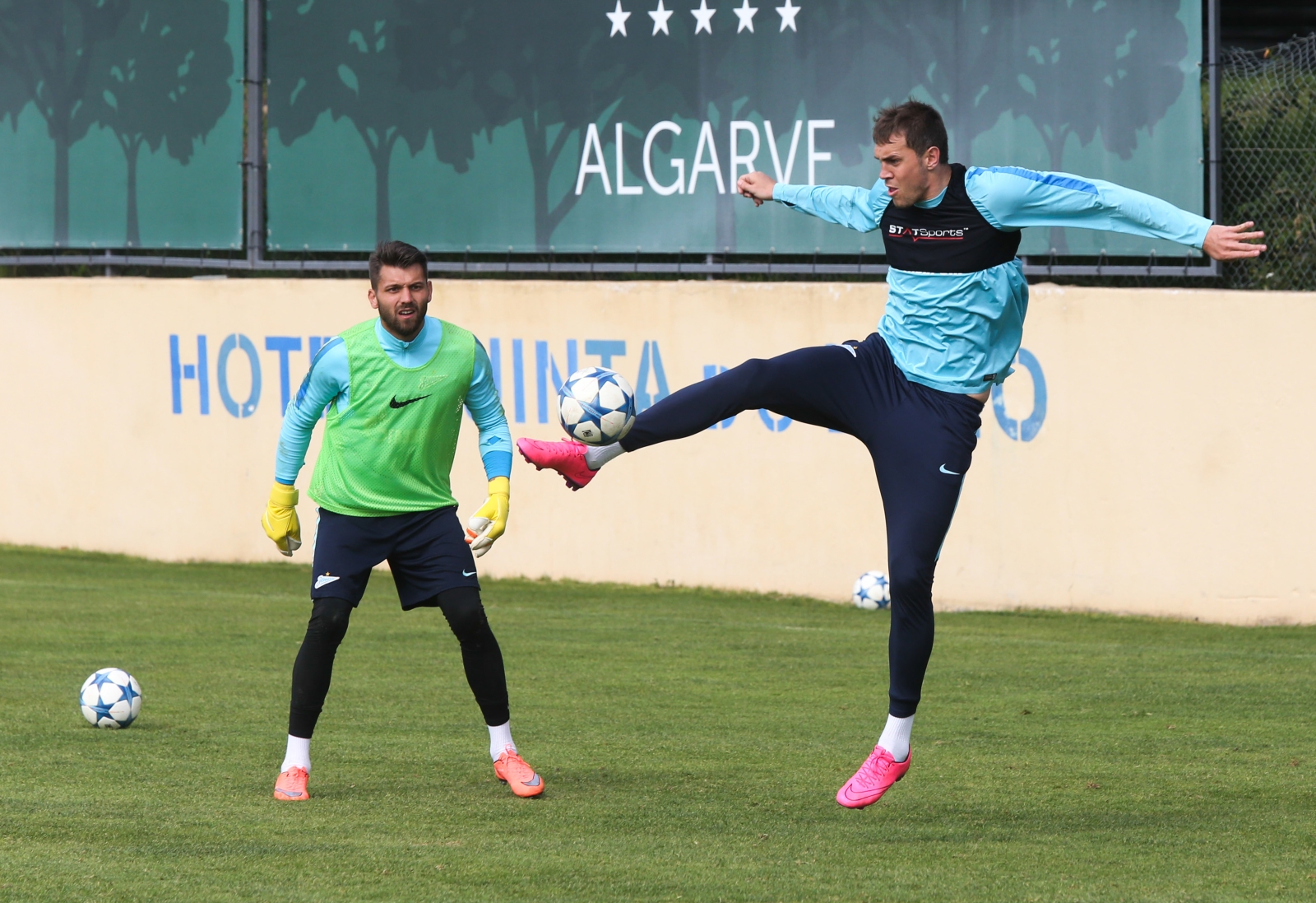 «Газпром»-тренировочный сбор в Фару: 5 февраля, утренняя тренировка