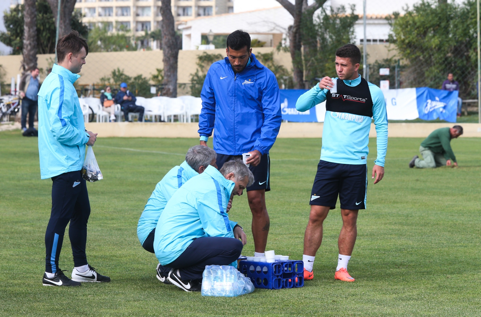 «Газпром»-тренировочный сбор в Фару: 5 февраля, утренняя тренировка