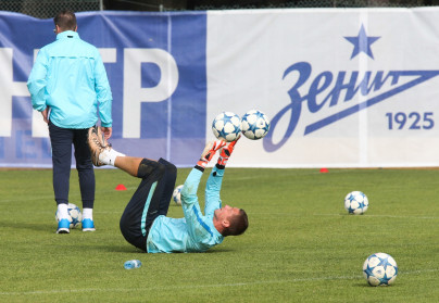 «Газпром»-тренировочный сбор в Фару: 5 февраля, утренняя тренировка