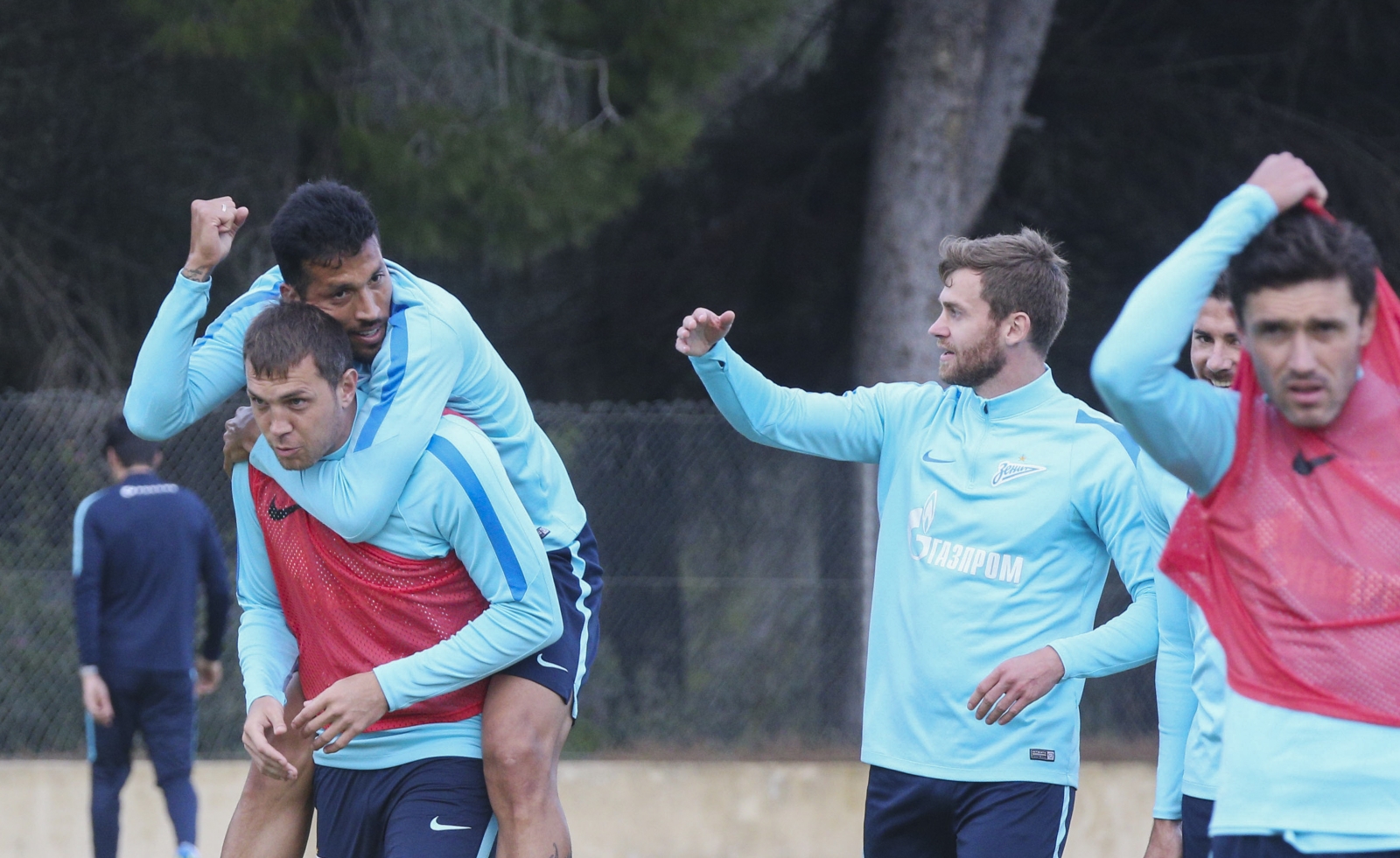 «Газпром»-тренировочный сбор в Фару: 6 февраля, вечерняя тренировка