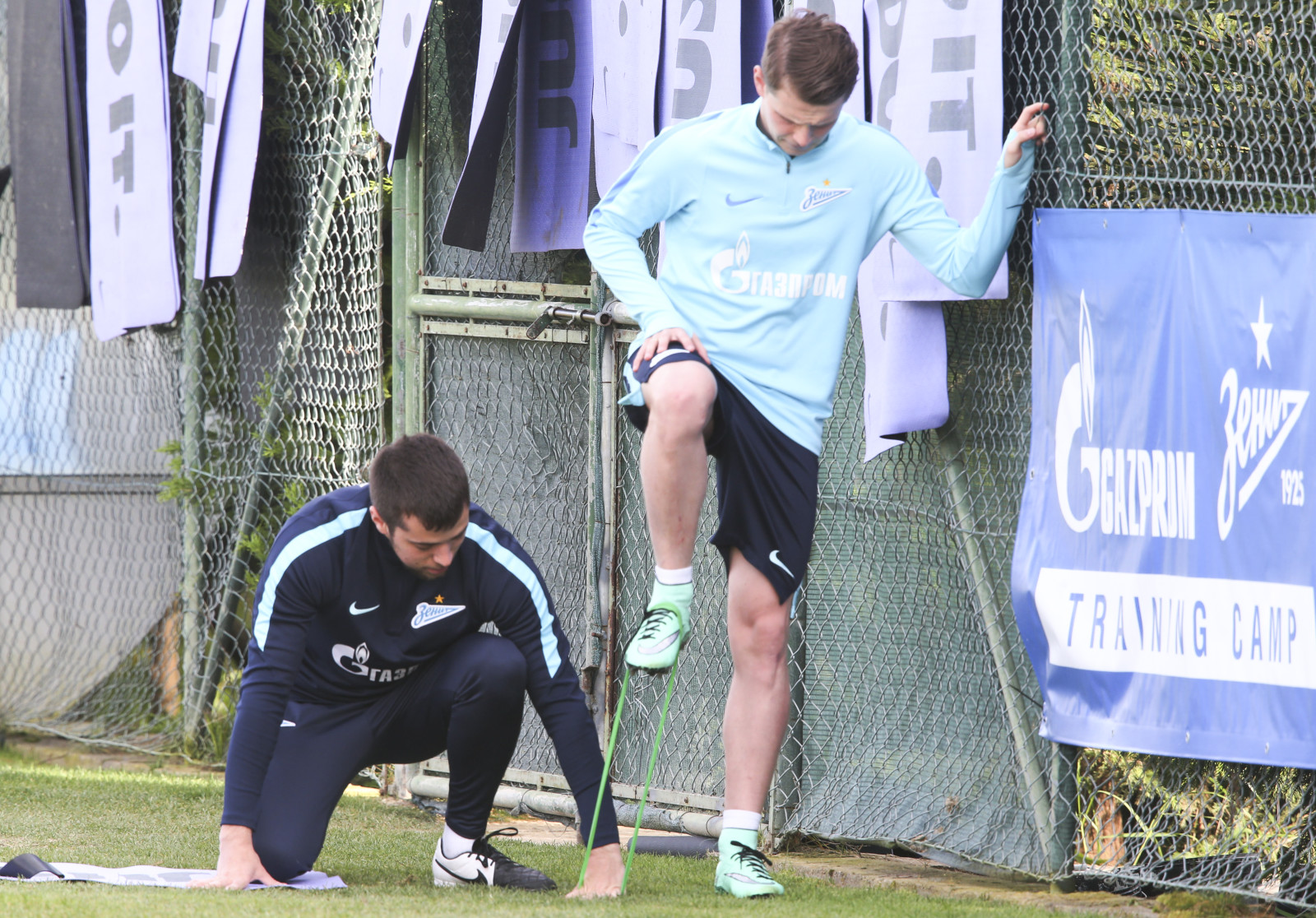 «Газпром»-тренировочный сбор в Фару: 6 февраля, вечерняя тренировка