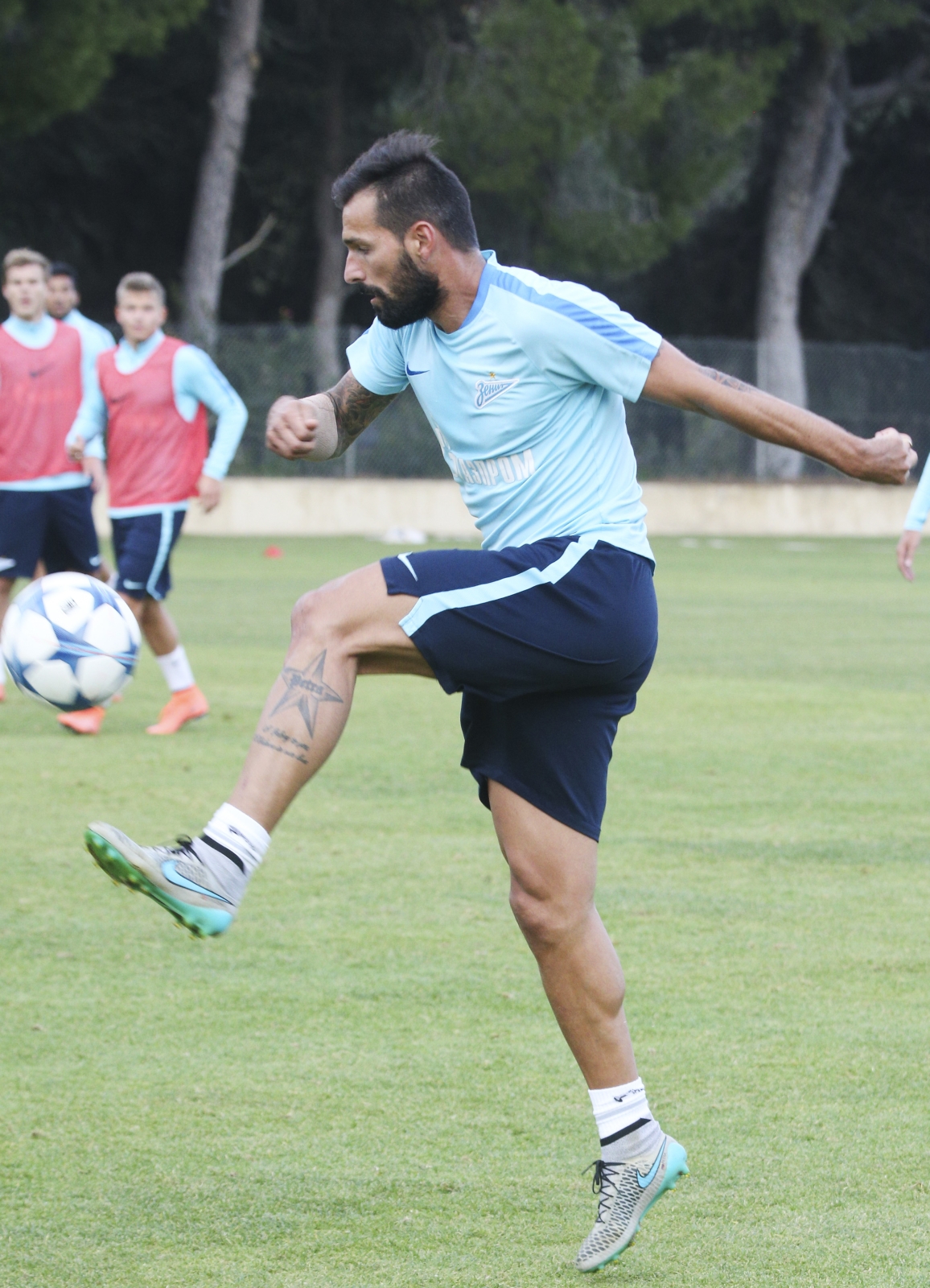 «Газпром»-тренировочный сбор в Фару: 6 февраля, вечерняя тренировка