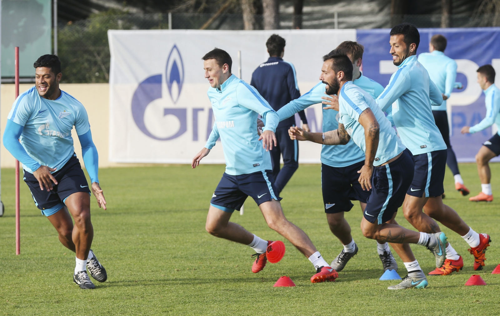 «Газпром»-тренировочный сбор в Фару: 6 февраля, вечерняя тренировка